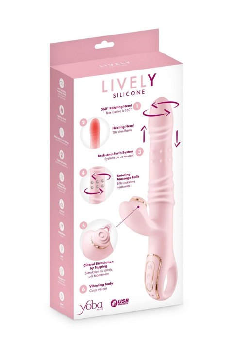 Lively 6-in-1 rabbit vibrator