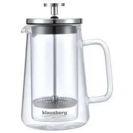 Zaparzacz Tłokowy Klausberg KB-7684 Termiczny 350ml Szklany Borokrzemowy