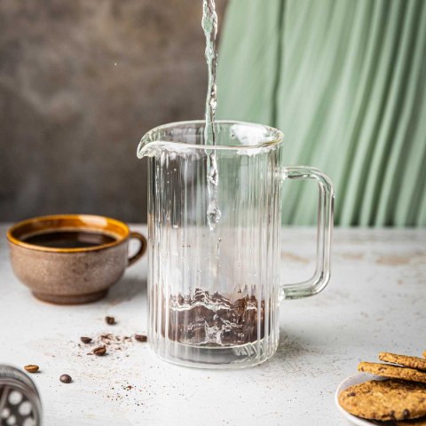 Zaparzacz Tłokowy Klausberg 600 ml Termiczny Szklany French Press