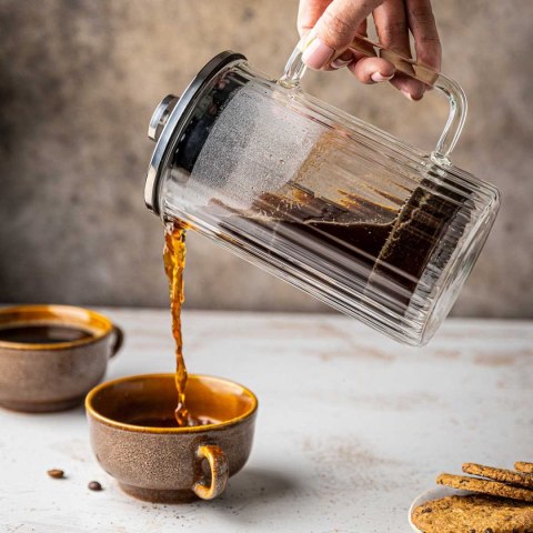 Zaparzacz Tłokowy Klausberg 600 ml Termiczny Szklany French Press