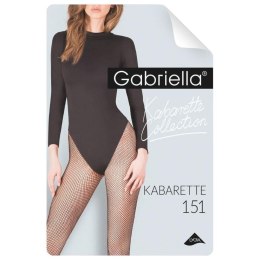 Rajstopy Kabarette 151 Damskie Kabaretki Czarny XL XXL Elastyczne