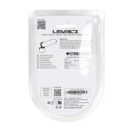 Double O Silicone Cockring - L - Black