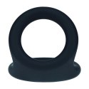 Double O Silicone Cockring - L - Black