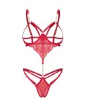 Body otwarte Matildea czerwone Obsessive L/XL