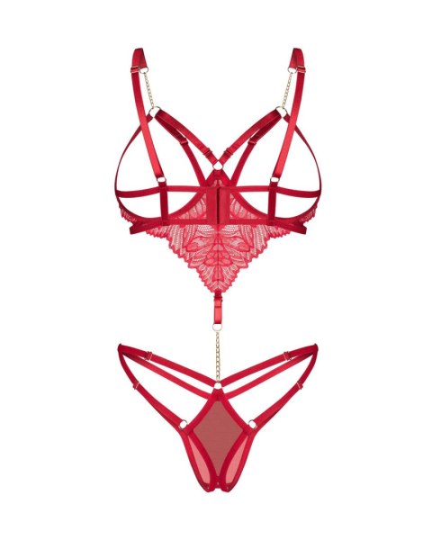 Body otwarte Matildea czerwone Obsessive L/XL
