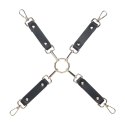 Łącznik do hogtie Milan Collection Ouch! czarny czerwony