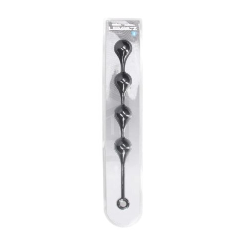 Silicone Waterdrop Anal Balls - XL - 50mm - Black