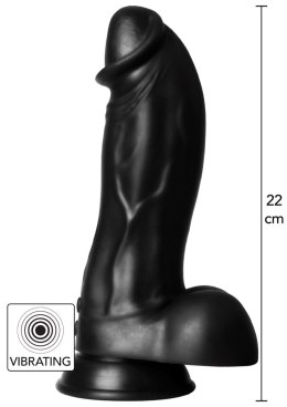 Dildo wibrujące dinozaur Hidden Desire czarny 22 cm