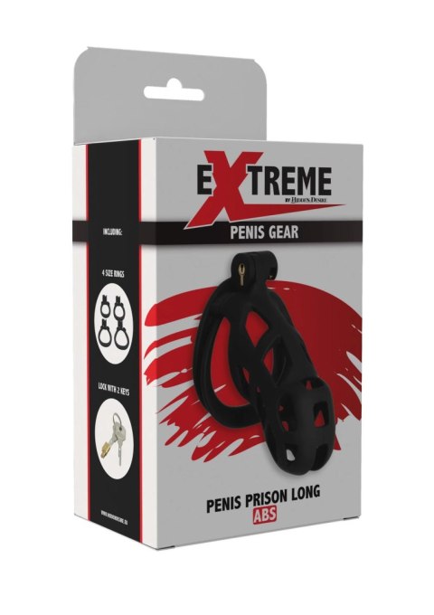 Klatka na penisa Penis Prison Hidden Desire czarna 11 cm