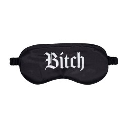 Bitch - Printed Satin Mask - Black