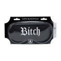 Bitch - Printed Satin Mask - Black