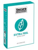Prezerwatywy Secura Extra Feel ultra cienkie 48 sztuk