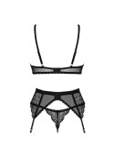 Komplet bielizny Chemeris Obsessive czarny M/L