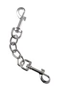 Anonymo handcuffs, PU leather, red, 27 cm