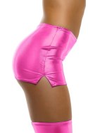 GLOSSY QUINN, skirt, wetlook, pink, L