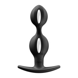 Korek Analny B Balls Duo Black Silikon IPX7 13 cm 4 cm Kulki