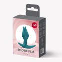 Korek Analny Bootie Fem Bottle Green Silikon Komfort Bezpieczeństwo 8,5cm