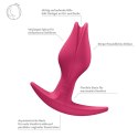 Korek Analny Bootie Fem Raspberry Silikon Komfortowy 8,5 cm