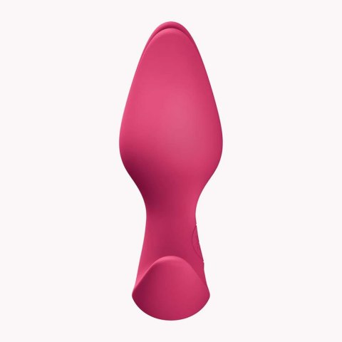 Korek Analny Bootie Fem Raspberry Silikon Komfortowy 8,5 cm