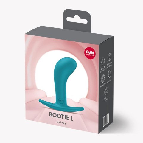 Korek Analny Bootie L Aquamarine 100% Silikon Komfortowy 11cm