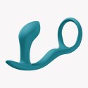 Pierścień Erekcyjny Bootie Ring Bottle Green Silikon Anal Plug 4,3 cm