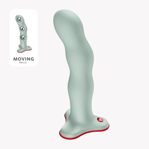 Dildo Rumble 'n' Roll Light Green Silikon 18,5 cm Rotujące Ciężarki