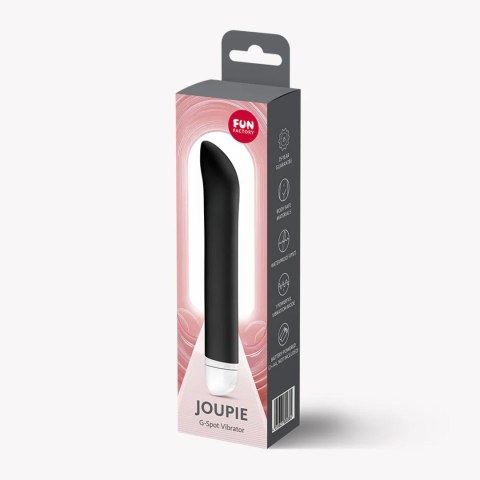 Wibrator Joupie Black Silikonowy Punkt G Wodoodporny IPX7 18cm