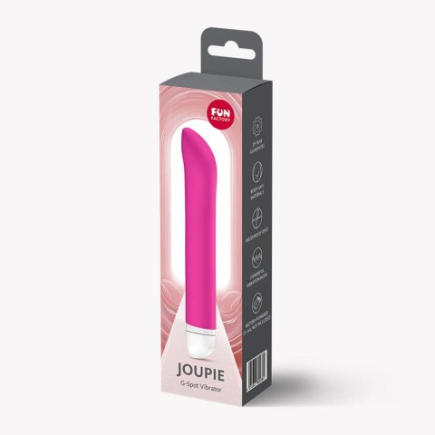 Wibrator Joupie Magenta Silikonowy Punkt G Wodoodporny IPX7 18 cm