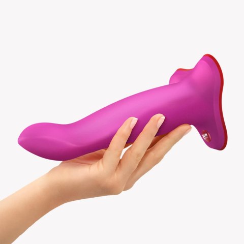 Dildo Limba Flex L Magenta Elastyczne Giętkie 18 cm Przyssawka