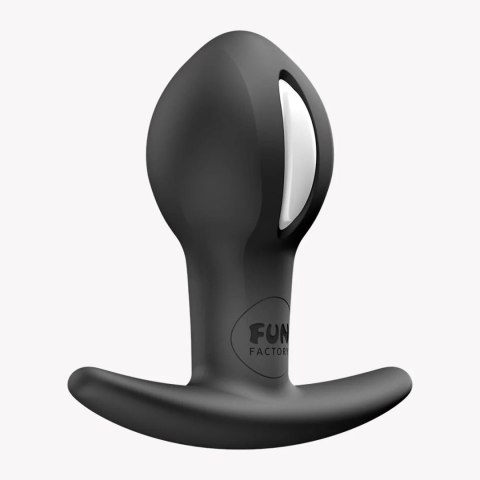 Korek Analny B Ball Uno Black Komfortowy Ruchome Obciążenie 8cm