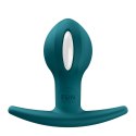 Korek Analny B Ball Uno Bottle Green Stymulujący Komfortowy 8cm