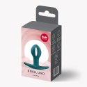 Korek Analny B Ball Uno Bottle Green Stymulujący Komfortowy 8cm
