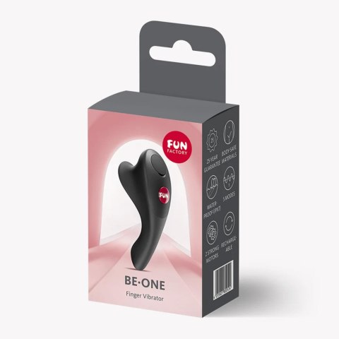 Be·One Black Silikonowy Masażer 2 Silniki 5 Programów USB-C IPX7