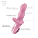 Masażer Bi Stronic Crave Rosé Silikon USB-C 8 Trybów Wibracji