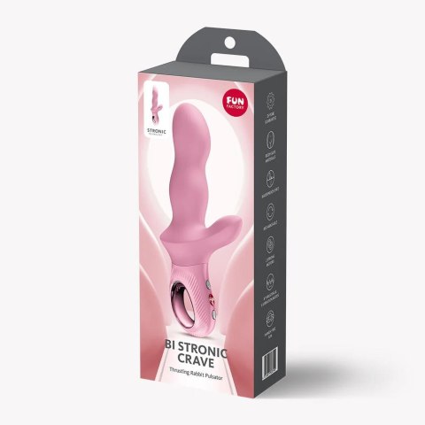 Masażer Bi Stronic Crave Rosé Silikon USB-C 8 Trybów Wibracji