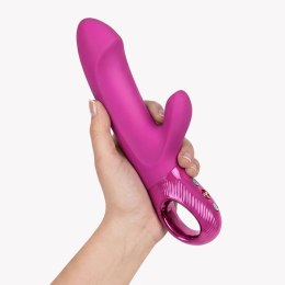 Masażer Bi Stronic Embrace Magenta Silikonowy Wodoodporny USB-C