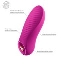 Masażer Bijou Magenta Silikon Kompaktowy 12 Programów IPX7 USB-C