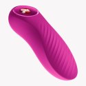 Masażer Bijou Magenta Silikon Kompaktowy 12 Programów IPX7 USB-C