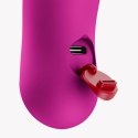 Masażer Bijou Magenta Silikon Kompaktowy 12 Programów IPX7 USB-C