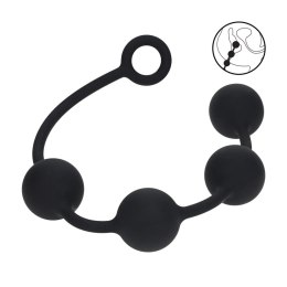 Kulki analne silikonowe Levelz XL 5cm czarne
