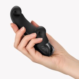 Wibrator Ocean Black Zakrzywiony Punkt G i Prostaty Bateryjny 14cm