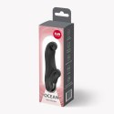 Wibrator Ocean Black Zakrzywiony Punkt G i Prostaty Bateryjny 14cm