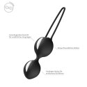 Smartballs Duo Black Trening Mięśni Dna Miednicy Z Dwiema Kulami