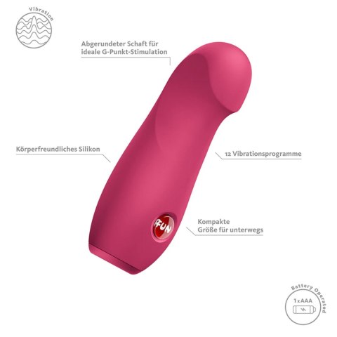 Masażer Stella Raspberry Silikonowy Kompaktowy Intensywny Punkt G
