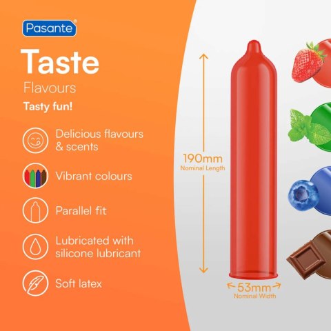 Pasante Flavours/Taste Condoms 12 psc