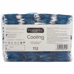 Prezerwatywy Pasante Cooling prążkowane chłodzące 144 szt