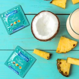 Prezerwatywy Pasante Tropical mango ananas kokos 144 szt