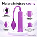 Pompka do penisa ToyJoy Power Pump Purple ręczna 23 cm 5,5 cm