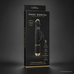Wibrator króliczek Dorcel Furious Rabbit 2.0 3w1 USB 27 cm
