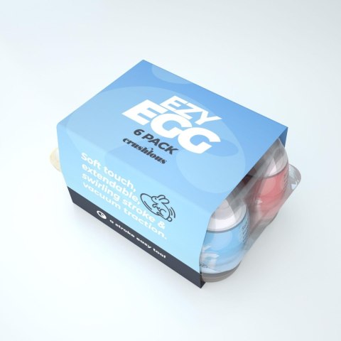 CRUSHIOUS EZY EGG 6 PACK MASTURBATING EGGS